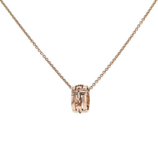 [⭐Hildren Jewelry]PARENTESI NECKLACE PINK GOLD