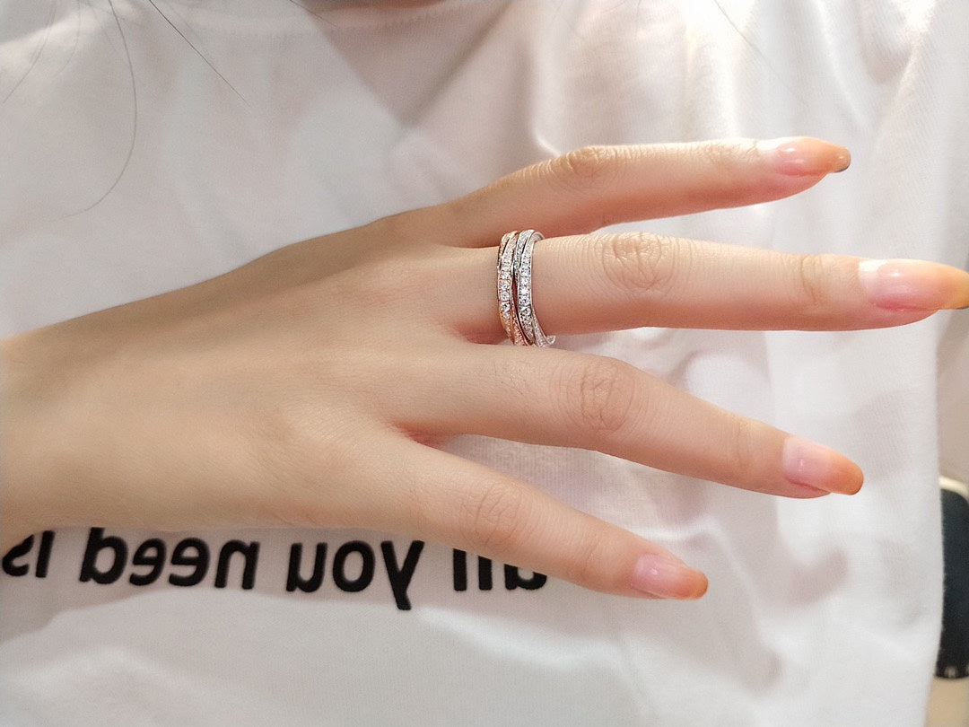 [Hildren Jewelry]SPIRAL DIAMOND RING