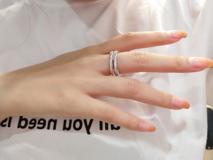 [Hildren Jewelry]SPIRAL DIAMOND RING