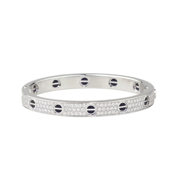 [⭐Hildren Jewelry]LOVE BRACELET 6.1MM DIAMOND-PAVED CERAMIC