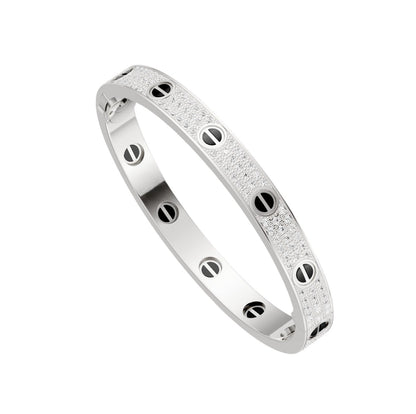 [⭐Hildren Jewelry]LOVE BRACELET 6.1MM DIAMOND-PAVED CERAMIC