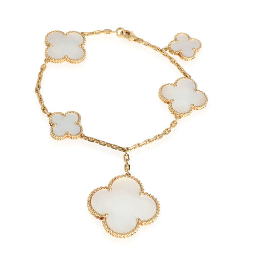 [⭐Hildren Jewelry]MAGIC CLOVER MOP GOLD BRACELET 5 MOTIFS