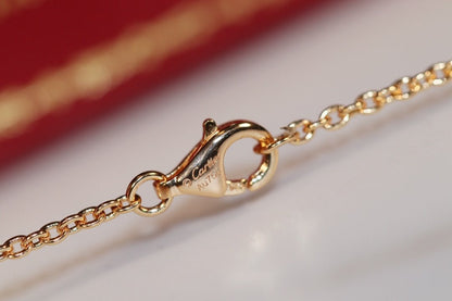 [⭐Hildren Jewelry]LOVE NECKLACE PINK GOLD AND SILVER
