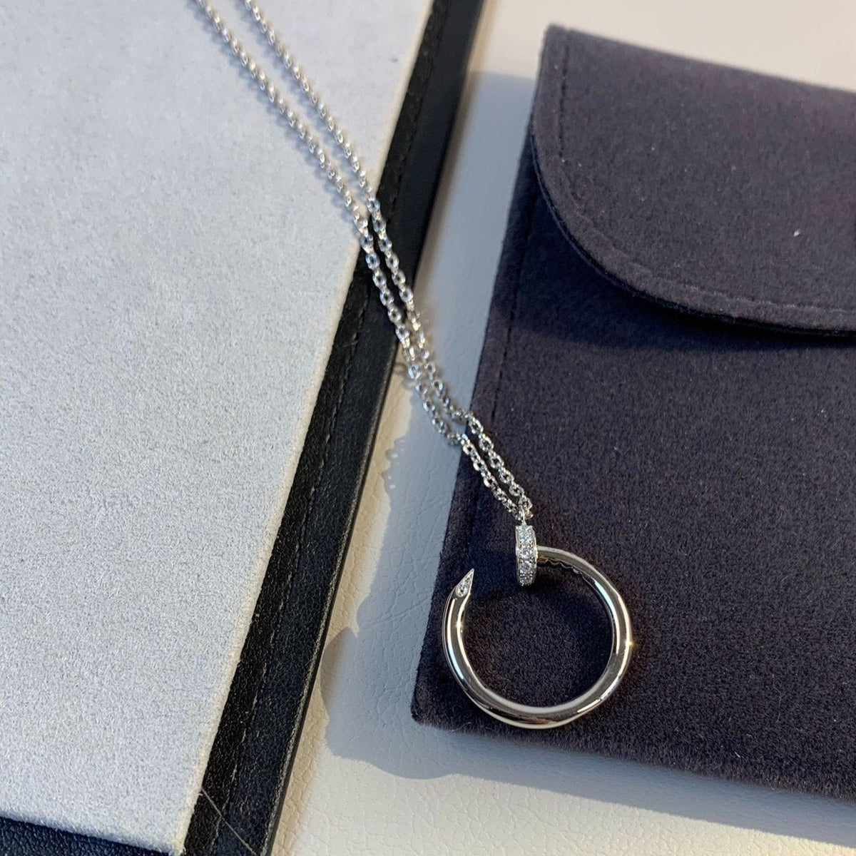 [⭐Hildren Jewelry]JUSTE NECKLACE SILVER