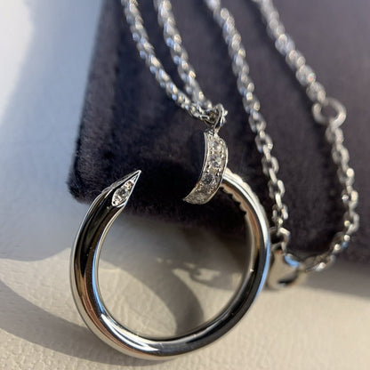 [⭐Hildren Jewelry]JUSTE NECKLACE SILVER