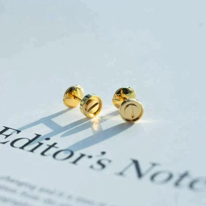 [⭐Hildren Jewelry]LOVE EARRINGS GOLD 10MM