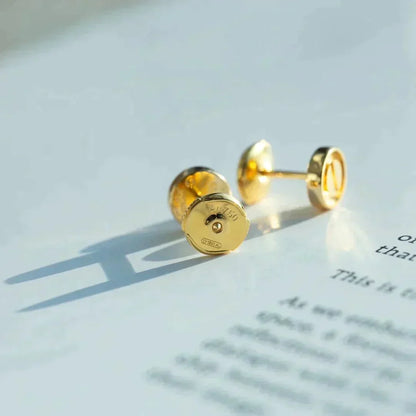 [⭐Hildren Jewelry]LOVE EARRINGS GOLD 10MM