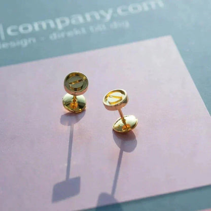 [⭐Hildren Jewelry]LOVE EARRINGS GOLD 10MM