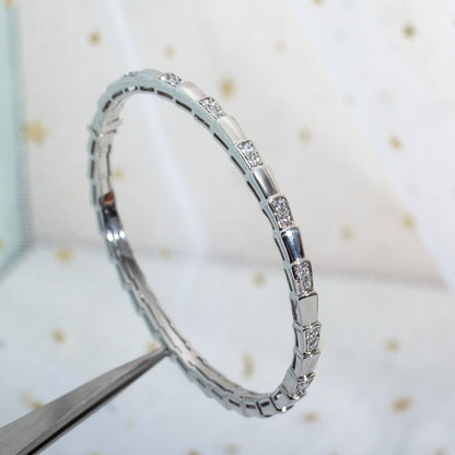 [⭐Hildren Jewelry]SERPENTI BRACELET SILVER DIAMOND