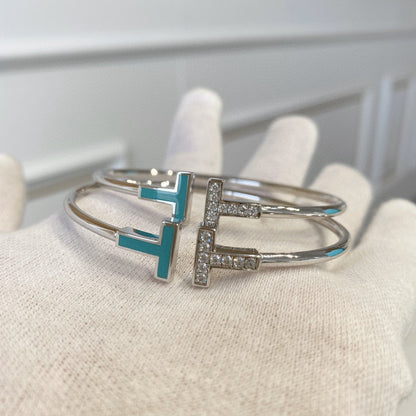 [Hildren Jewelry]T BRACELET 1.8MM TURQUOISE DIAMOND