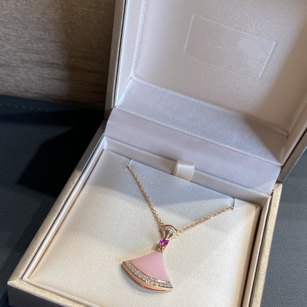 [⭐Hildren Jewelry]DREAM NECKLACE PINK OPAL