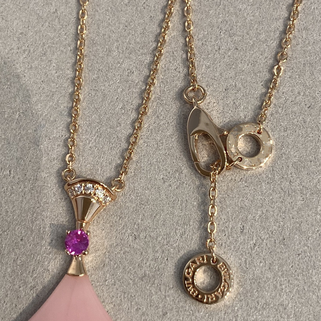 [⭐Hildren Jewelry]DREAM NECKLACE PINK OPAL