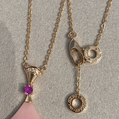 [⭐Hildren Jewelry]DREAM NECKLACE PINK OPAL
