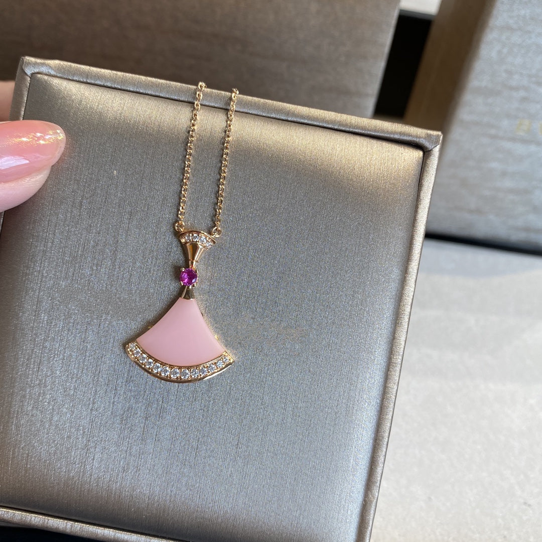 [⭐Hildren Jewelry]DREAM NECKLACE PINK OPAL