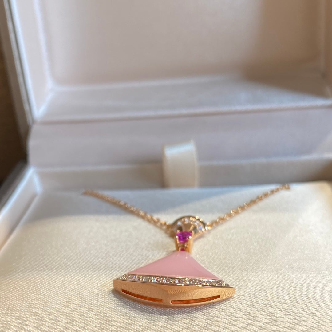 [⭐Hildren Jewelry]DREAM NECKLACE PINK OPAL