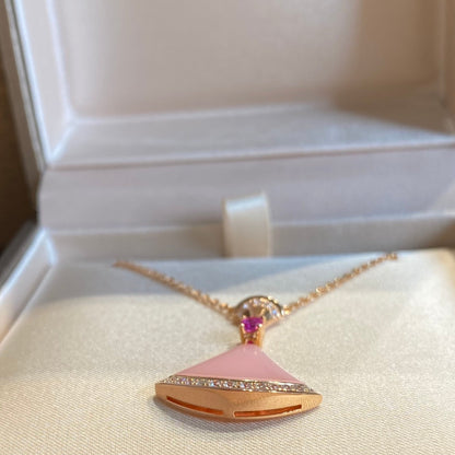 [⭐Hildren Jewelry]DREAM NECKLACE PINK OPAL