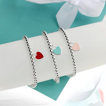 [Hildren Jewelry]MINI HEART BRACELET SILVER