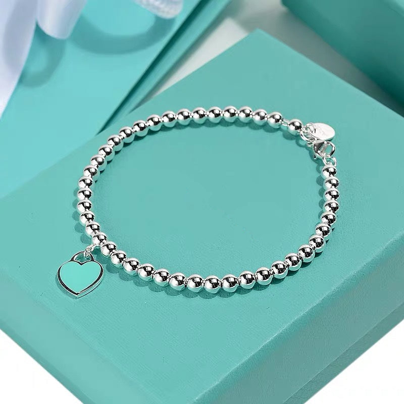 [Hildren Jewelry]MINI HEART BRACELET SILVER