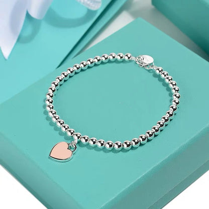 [Hildren Jewelry]MINI HEART BRACELET SILVER