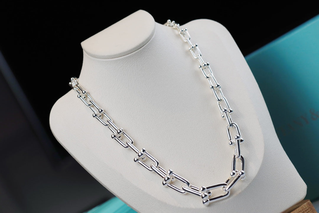 [Hildren Jewelry]HARDWEAR LINK SILVER NECKLACE