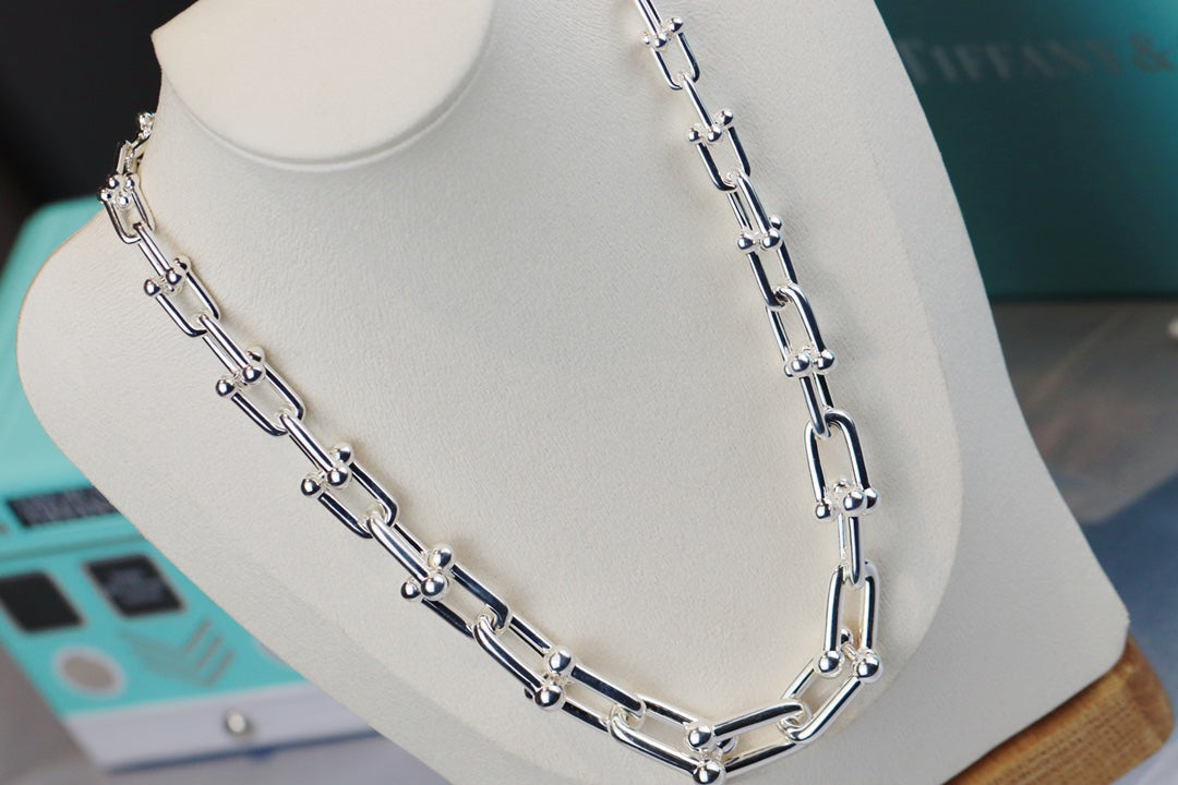 [Hildren Jewelry]HARDWEAR LINK SILVER NECKLACE