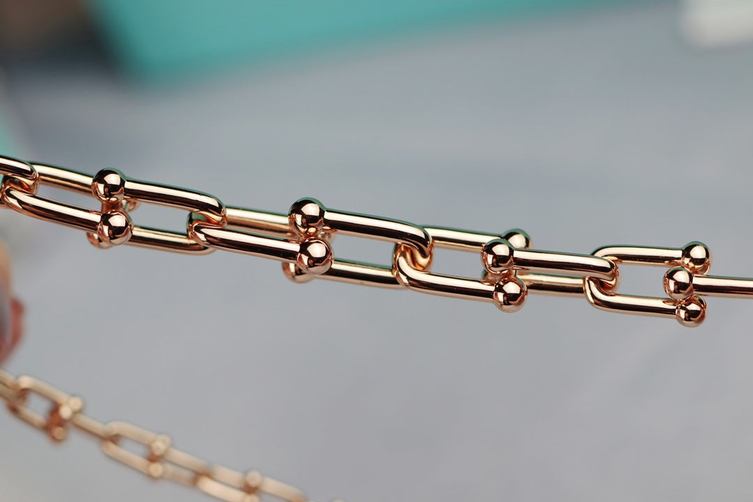 [Hildren Jewelry]HARDWEAR LINK GOLD NECKLACE