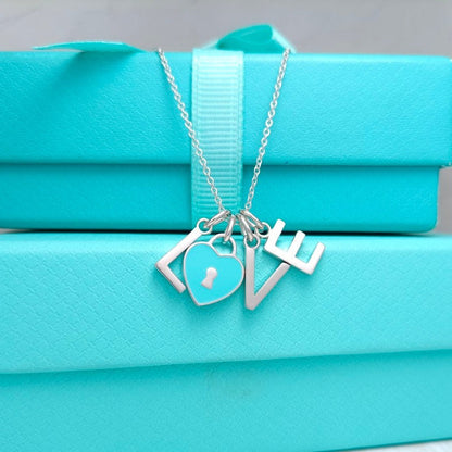 [Hildren Jewelry]LOVE TEXT PEDANT NECKLACE
