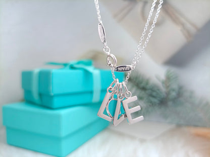 [Hildren Jewelry]LOVE TEXT PEDANT NECKLACE
