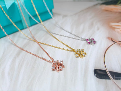 [Hildren Jewelry]PINWHEEL NECKLACE DIAMOND