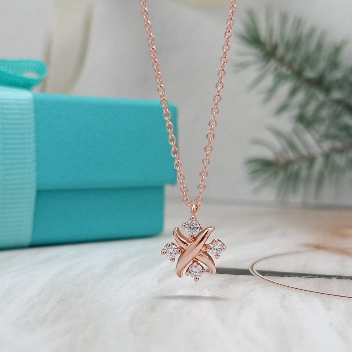 [Hildren Jewelry]PINWHEEL NECKLACE DIAMOND