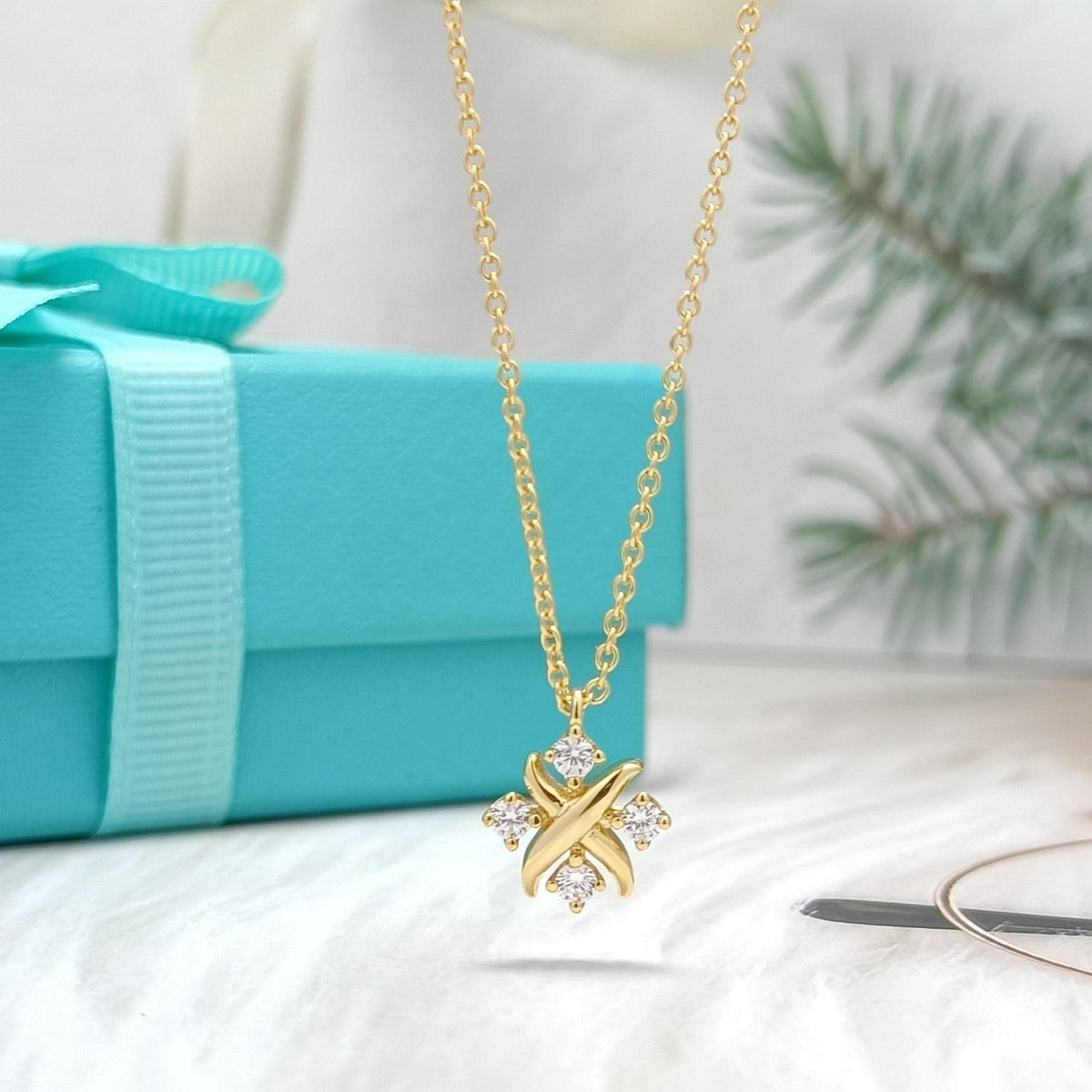 [Hildren Jewelry]PINWHEEL NECKLACE DIAMOND