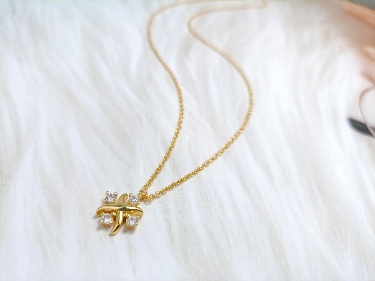[Hildren Jewelry]PINWHEEL NECKLACE DIAMOND