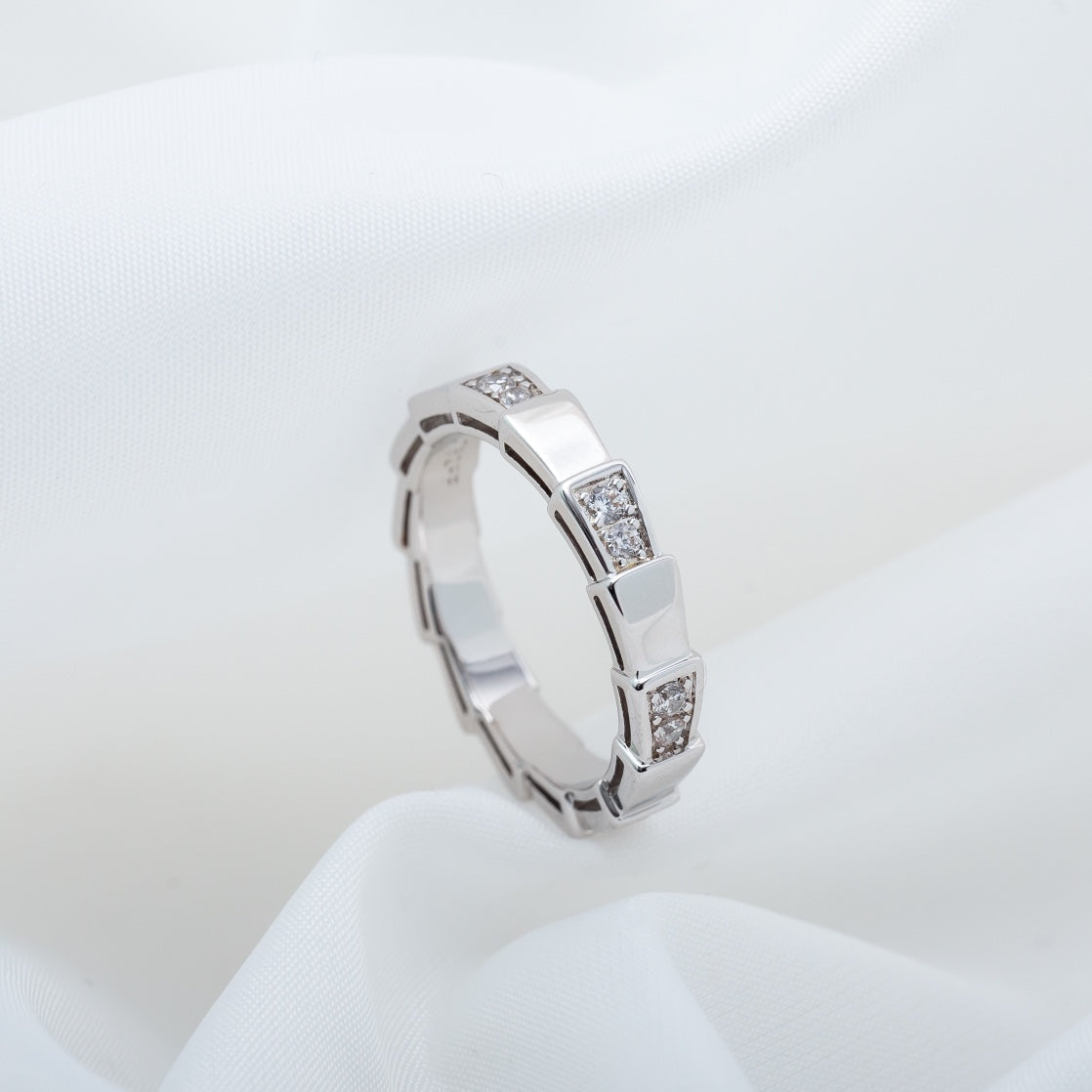 [⭐Hildren Jewelry]SERPENTI RING SILVER  3MM