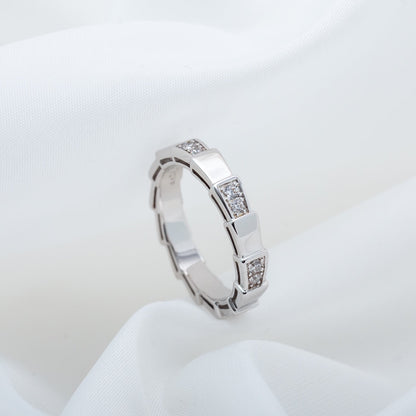 [⭐Hildren Jewelry]SERPENTI RING SILVER  3MM