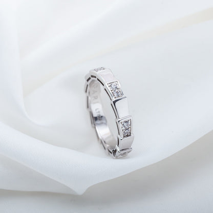[⭐Hildren Jewelry]SERPENTI RING SILVER  3MM