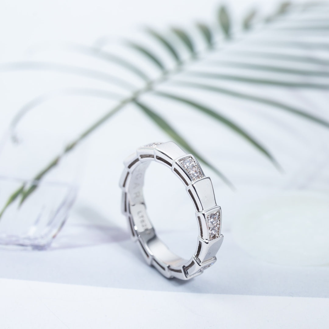 [⭐Hildren Jewelry]SERPENTI RING SILVER  3MM