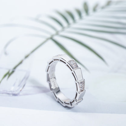 [⭐Hildren Jewelry]SERPENTI RING SILVER  3MM