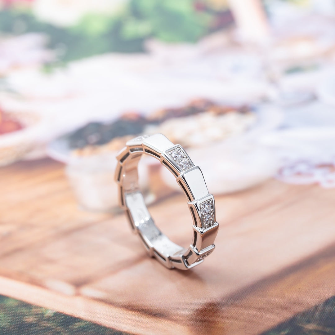 [⭐Hildren Jewelry]SERPENTI RING SILVER  3MM