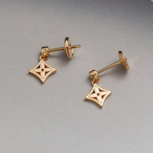 [⭐Hildren Jewelry]STAR EARRINGS GOLD