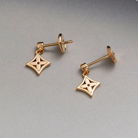 [⭐Hildren Jewelry]STAR EARRINGS GOLD