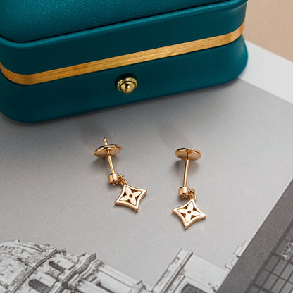 [⭐Hildren Jewelry]STAR EARRINGS GOLD