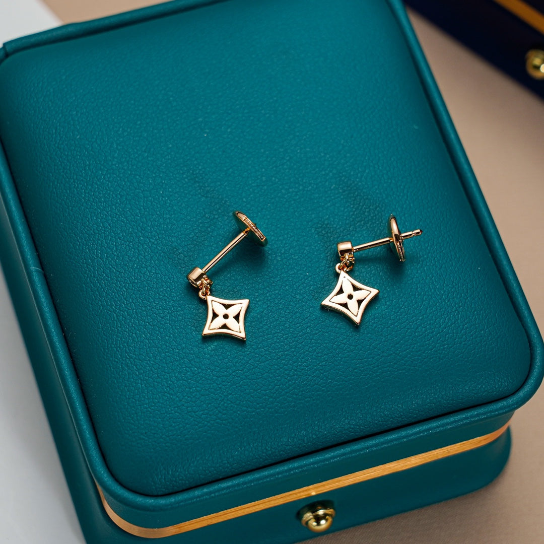 [⭐Hildren Jewelry]STAR EARRINGS GOLD