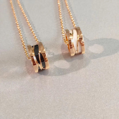 [⭐Hildren Jewelry]ZERO 1 NECKLACE PINK GOLD