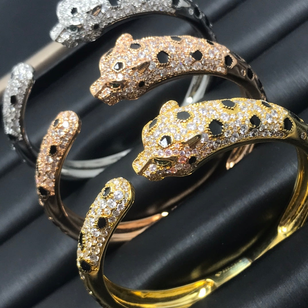 [⭐Hildren Jewelry]PANTHERE BIG BRACELET DIAMONDS