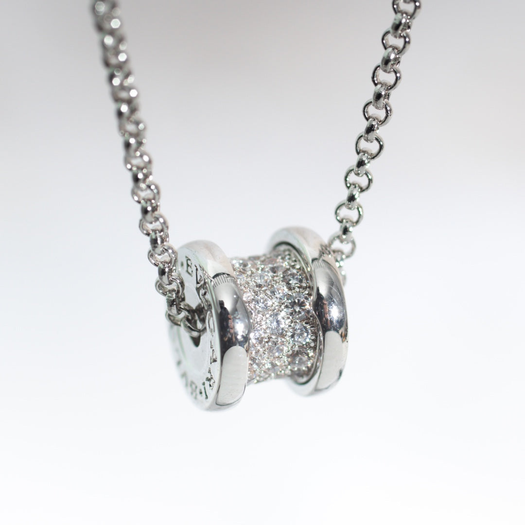 [⭐Hildren Jewelry]ZERO 1 SILVER DIAMOND NECKLACE
