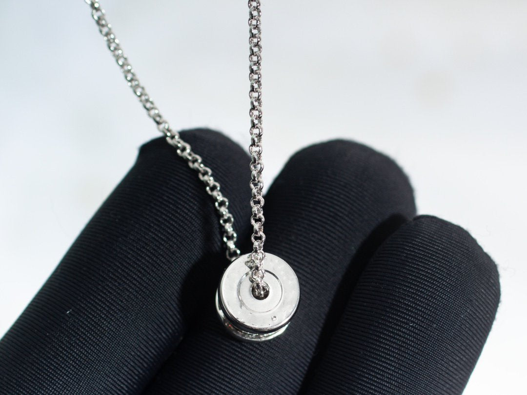 [⭐Hildren Jewelry]ZERO 1 SILVER DIAMOND NECKLACE