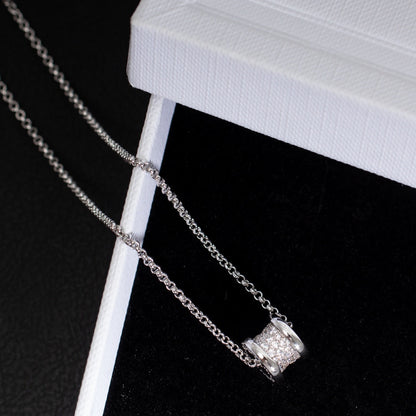 [⭐Hildren Jewelry]ZERO 1 SILVER DIAMOND NECKLACE