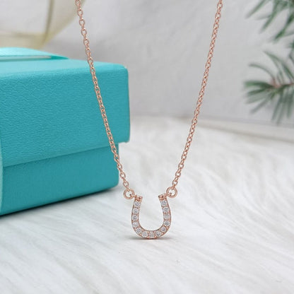 [Hildren Jewelry]U DIAMONDS PEDANT NECKLACE