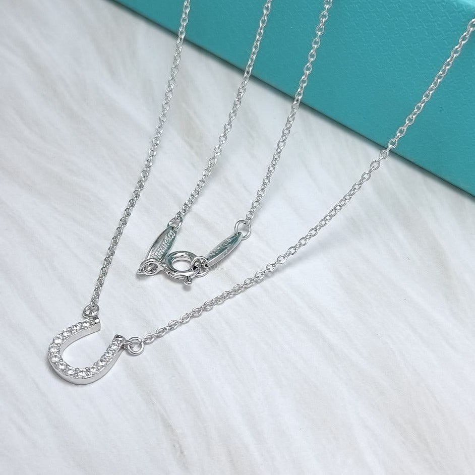[Hildren Jewelry]U DIAMONDS PEDANT NECKLACE