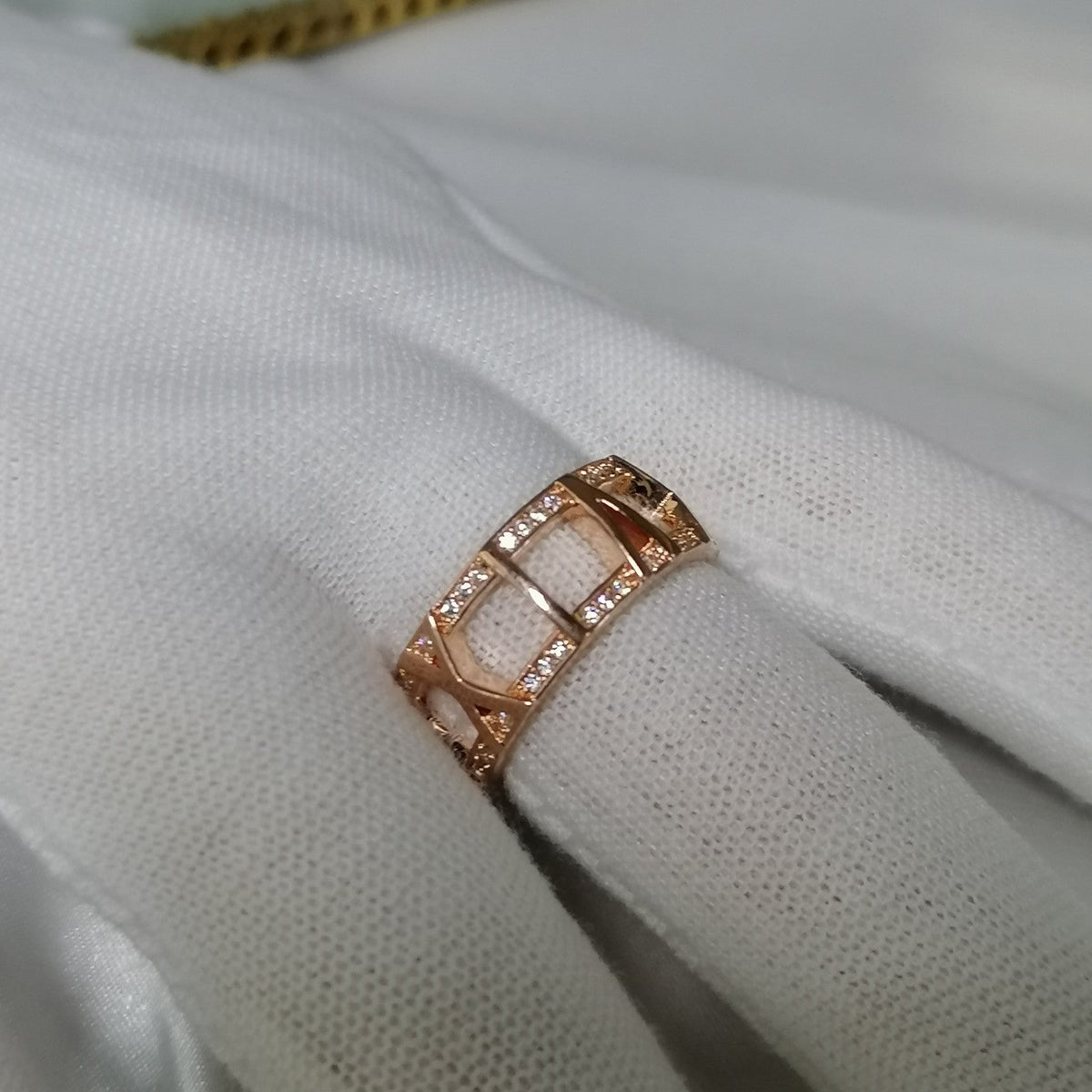 [Hildren Jewelry]ATLAS LARGE OPEN DIAMOND RING